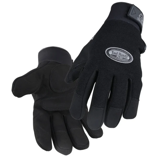 Black Stallion 99PLUSL-BLK ToolHandz® Plus Original Mechanics Glove, Black, Large, 12/PACK