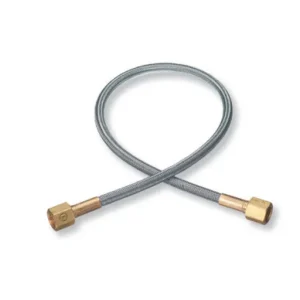 Western Enterprises Flexible Pigtails, Stainless Steel, Brass Connections | PF2-4-12