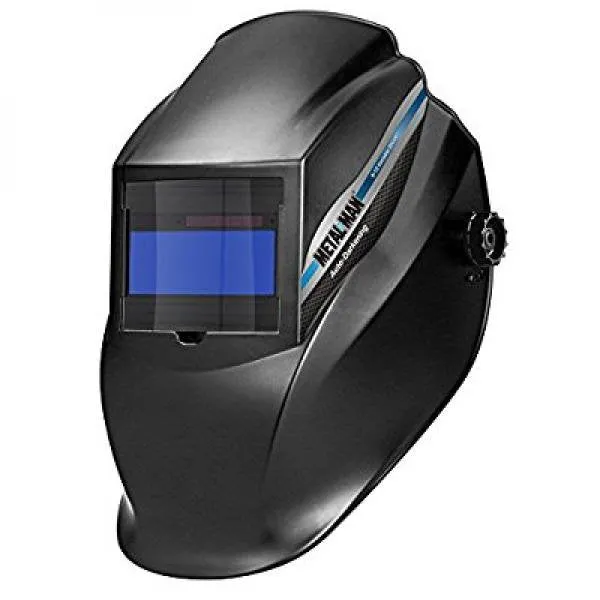 Metal Man AB8100SC Black Variable Shade Auto Darkening Welding Helmet