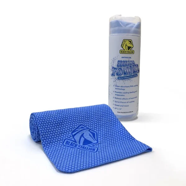 Black Stallion AH7055-BL PVA COOLING TOWEL, BLUE