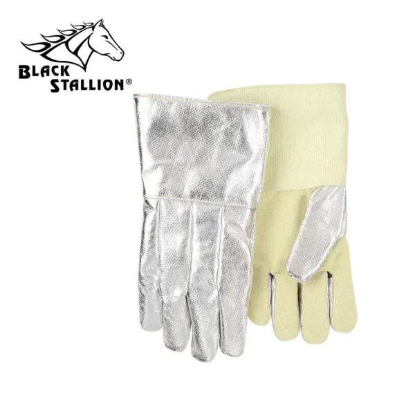 Revco AHS714DK 14″, 19 oz. Aluminized Carbon/Kevlar Palm Thermal Protective Gloves (1 Pair)