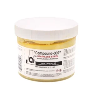 HARRIS® ARCP302 COMPOUND-302 POST-WELD STAINLESS STEEL CLEANER 28 OZ. JAR, 12 JARS/CASE