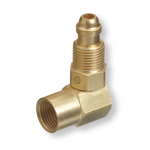Western Enterprises AW-407 Inert Arc Adaptor, 90 Inert Gas RH Male B-Size