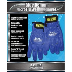 Blue Demon Premium TIG Welding Glove # BDMICROTIG