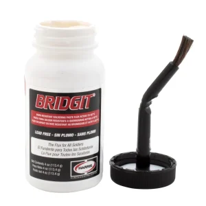 HARRIS® BRPF4POP BRIDGIT BURN RESISTANT PASTE SOLDERING FLUX 4OZ, 4 JARS/BOX