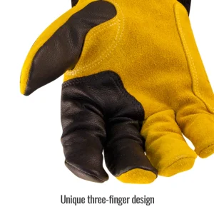 Black Stallion BT88-XL Premium Grain Kidskin & Cowhide TIG Welding Glove, X-Large, 12/PACK