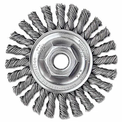 Anchor Brand Stringer Bead Twist Wire Wheel – 4″ Stainless Steel R4S58S