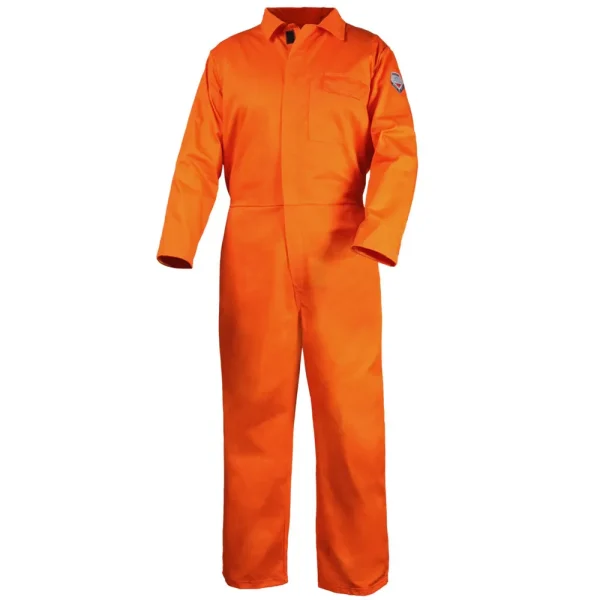 Revco CF2117-OR 7 oz. Orange TruGuard™ 300 FR Cotton Coveralls (1 Pack)