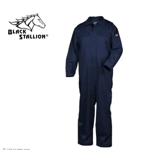 Revco CF2215-NV Navy TruGuard™ 300 Flame-Resistant Cotton Coveralls