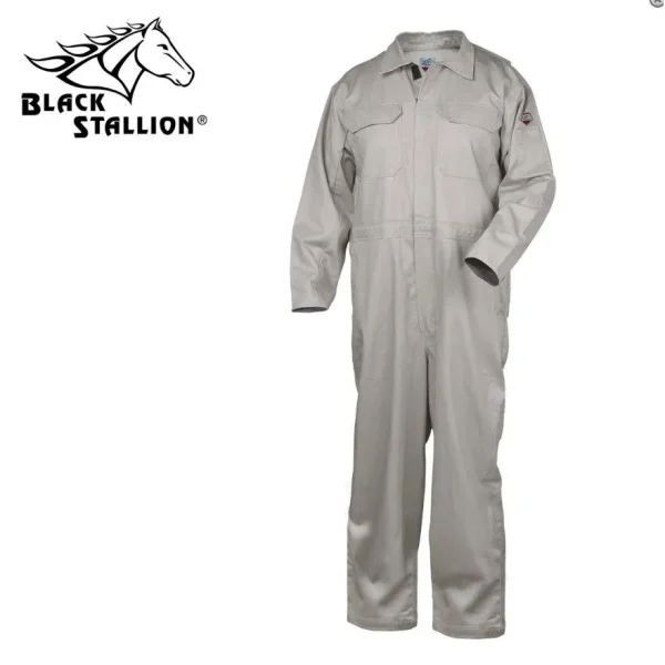 Revco CF2215-ST Stone Khaki TruGuard™ 300 Flame-Resistant Cotton Coveralls