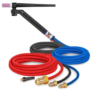 CK Worldwide TIG Torch FL230 – Water Cooled 2 Series (CK-FL2312SF) w/ 12.5′ Super Flex Hose