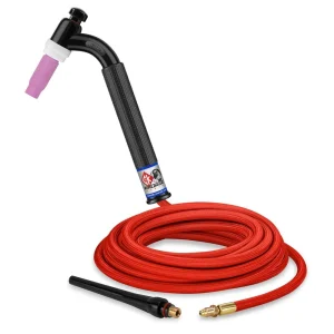 * CK Worldwide | TIG Torch #17 – 3 Series Flex Head (Gas Cooled) (CK17-25RSF-M16F) W/ 25ft. Super Flex Cable + M16 Fitting