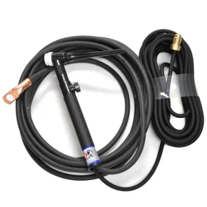 *CK Worldwide CK17V-12-2SF RG – 2pc. Gas Cooled TIG Torch with Valve, Rigid Head W/ 12.5ft. Superflex Cable