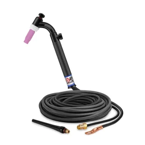 CK Worldwide 150A 17-Style 2-Piece TIG Torch w/ Valve and 25ft. SuperFlex Cable