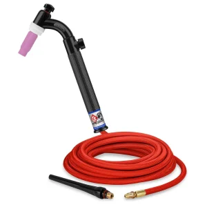 CK Worldwide TIG Torch #17 – 3 Series Flex Head (Gas Cooled) (CK17V-25-RSF FX) W/ 25ft. Super Flex Cable