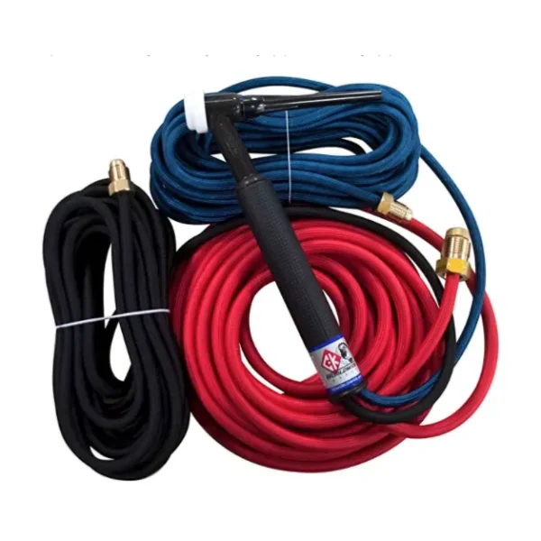 *CK Worldwide – CK510 Water Cooled TIG Torch Kit, 500A, 25′, Super-Flex, CK5125SF