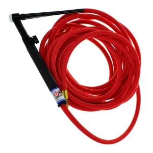 CK Worldwide CK9 Air Cooled TIG Torch, Flex Valve, 125A, (CK9V-25-RSF FX) W/ 25ft Super Flex cable