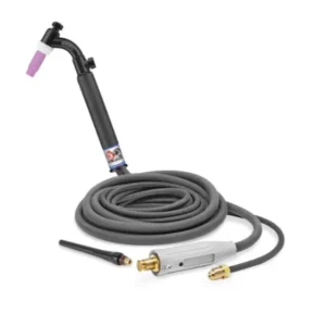 CK Worldwide Heavy Duty 26 Air Cooled TIG Torch , Flex Head, Valve, 300A – W/ 12.5ft. Super Flex Hose