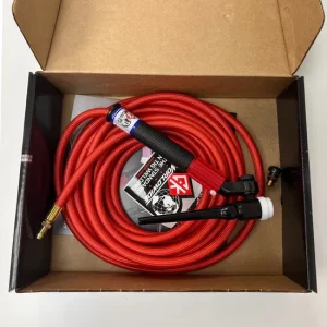 CK Worldwide TIG Torch #17 – 3 Series FL150 Flex Loc W/ Valve (Gas Cooled) (CKFL1512VSF) W/ 12.5ft. Super Flex Cable