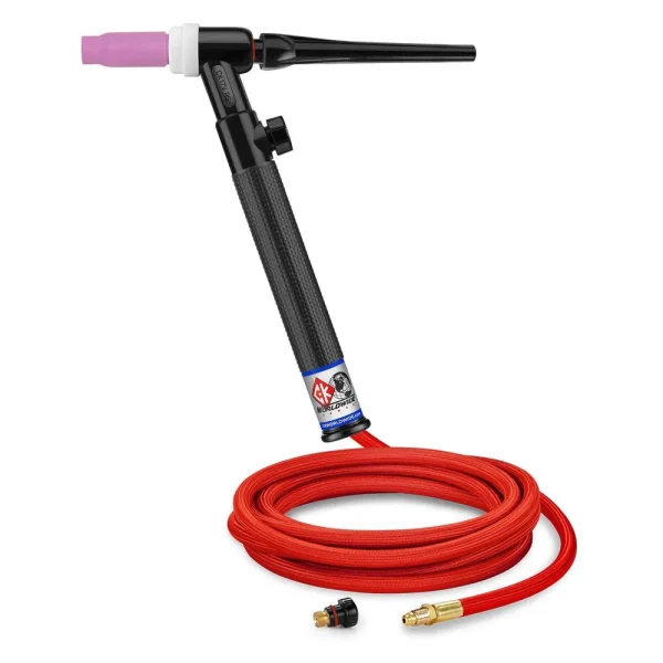 CK Worldwide 150A 17-Style Rigid Head TIG Torch w/ Valve