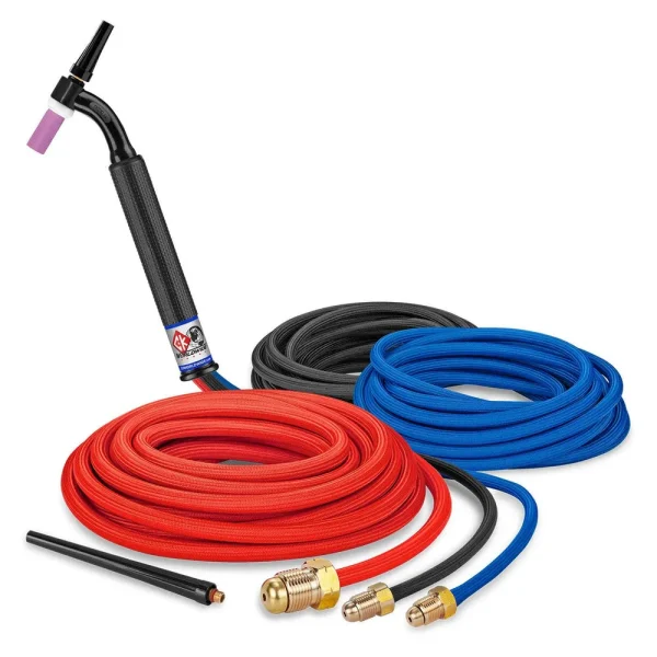 CK Worldwide 300A Water-Cooled Flex Head TIG Torch w/ Super-Flex Cable, 25 ft – CK2325SF FX