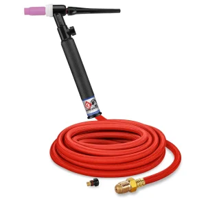 CK Worldwide 200A Rigid Head TIG Torch w/ Super Flex Cable & Valve, 25 ft – CK26V-25-RSF RG