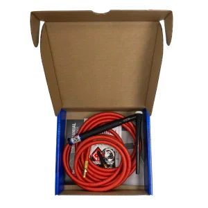 CK Worldwide 9-Style 125A Flex Head TIG Torch w/ SuperFlex Cable