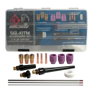 CK Worldwide 3 Series High Amperage Stubby Gas Lens Accessory Kit – SGL-KITM