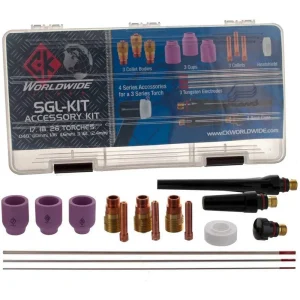 CK Worldwide 3 Series Low Amperage Stubby TIG Torch Accessory Kit – SGL-KIT