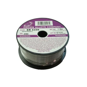 Crown Alloys ER 5356 – 3/64×1# MIG Welding Wire 1lb Spool – AS5356/1K