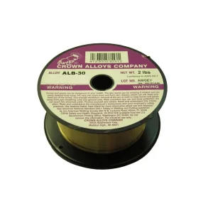 Crown Alloys ALB-30 – .035×2# MIG Welding Wire (2lb Spool) – CSALB2/1F