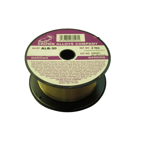 Crown Alloys ALB-30 – 1/16×2# MIG Weld Wire (2 lb Spool) – CSALB2/1L