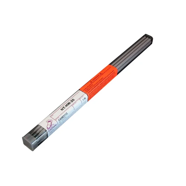 Crown Alloys NT-HW-20 – 1/8″ Electrode – 1 lb Tube – TENTHW/EO-BP