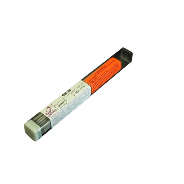Crown Alloys OH-20 – 3/32″ Electrode – 1 lb Tube – TEOH/EN-BP