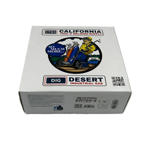 CALIFORNIA TOOL & WELDING SUPPLY BY WASHINGTON ALLOY E70S6 .035″ 33# SPOOL, MILD STEEL SOLID MIG WIRE