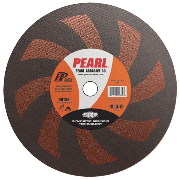 Pearl Abrasive CW14MASR Large Diameter SRT™ – 14 x 7/64 x 1 SRT™ Cut-Off Wheels, SRT36, 10 per Box