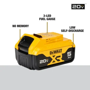 DEWALT DCB205-2 20V MAX* 20V Battery, 5.0-Ah, 2-Pack