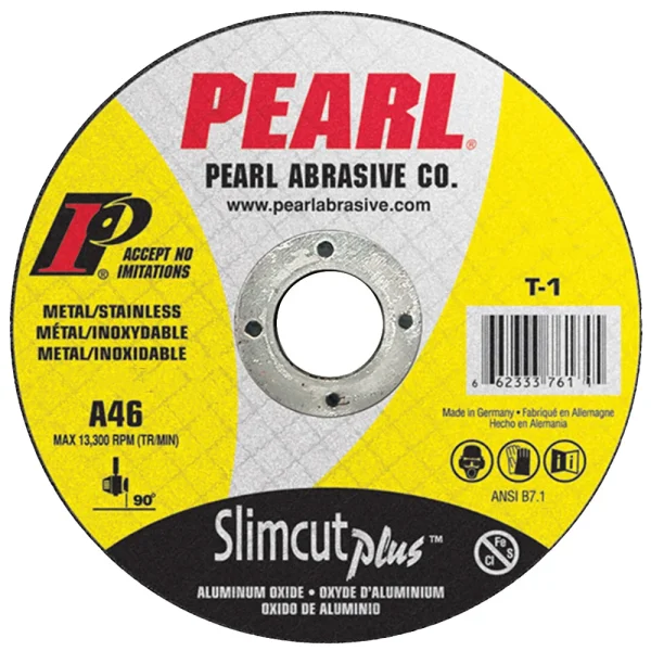 Pearl Abrasive DCWPL05A Slimcut™ Plus Aluminum Oxide – 5 x .045 x 7/8 Slimcut45™ Plus T27 AO Thin Cut-Off Wheels, A46, 25/Box