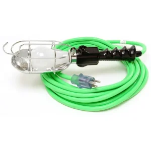 Direct Wire – 16/3 Trouble Light, 120V – Green – 25 ft. – 163TLGRN25