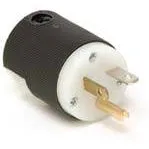 Direct Wire – 110 VAC HD Straight Blade Plug End 20A (Male) – 5366C