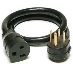 Direct Wire – 8/3 Power Adapter, S21 Plug-1252 Receptacle 4 ft – 83PA4