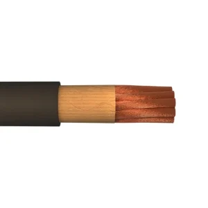 Direct Wire Flex-A-Prene Welding Cable, #1 Cable Size, 0.443″, 500′, Yellow | FP0351