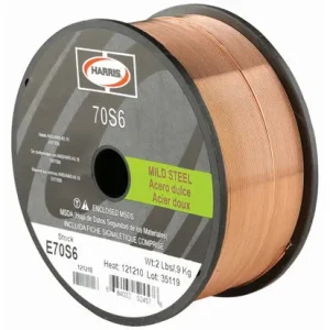 Harris ER70S-6 .035 MIG Welding Wire – 2# Spool E70S6F2