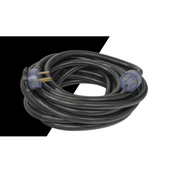 DIRECT WIRE & CABEL EC0002 8/3 BLK 25FT HEAVY DUTY EXTENSION CORD-WELDING MACHINE CORD