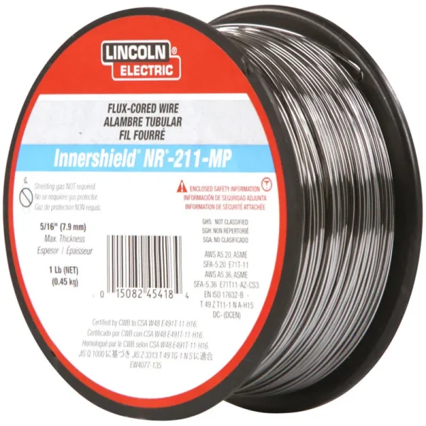 Lincoln Innershield NR-211-MP Flux-Cored Welding Wire – 1 lb. Spool