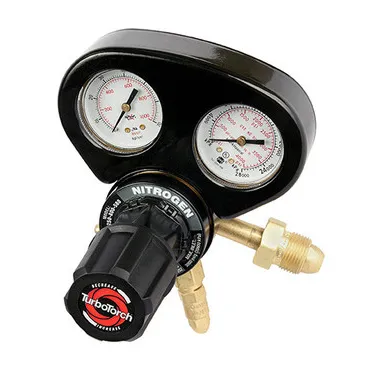 TurboTorch® Model DP250-800-580 Heavy Duty High Pressure Nitrogen Purging Regulator, 1/4″ Flare #0386-0857
