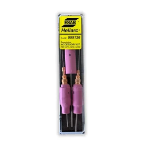 ESAB 17-Style Flex Head 2 piece TIG Torch w/ Valve, 150A, 25mm – 0558101723