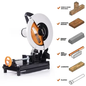Evolution Power Tools 14 in. Multipurpose Rage 2 Chop Saw #RAGE2