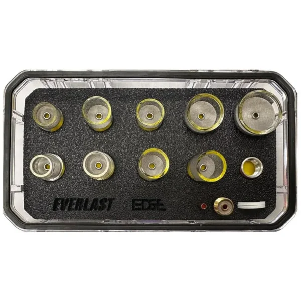 Everlast EDGE Pyrex Gas Lens Pro TIG Kit – 9/20 Torches