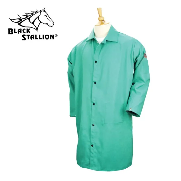 Revco F9-42C 42″, 9 oz. Green FR-Cotton Shop Coat (1 Coat)